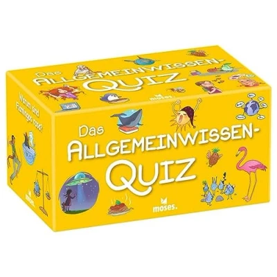 Afbeelding van Moses MOS90347 De algemene kennisquiz, 2 5 spelers, vanaf 8 jaar (DE editie) (Duits)