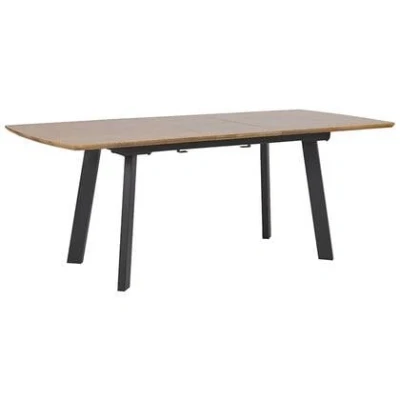 Afbeelding van Beliani SALVADOR Uitschuifbare eettafel Donkerhout 90x160200 cm MDF