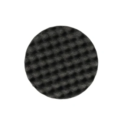 Afbeelding van Mirka Polijstspons van schuim, Ø 150 mm x 25 mm, zwart reliëf, voor afwerking en polijsten, Polarshine 1 stuk