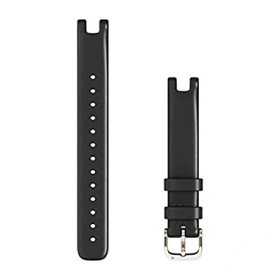 Afbeelding van Garmin Lily Horlogebandje 14mm Wearablebandje Italiaans Leer Zwart