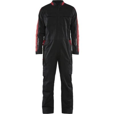 Afbeelding van Blaklader Industrie overall stretch 6144 1832 Zwart/Rood