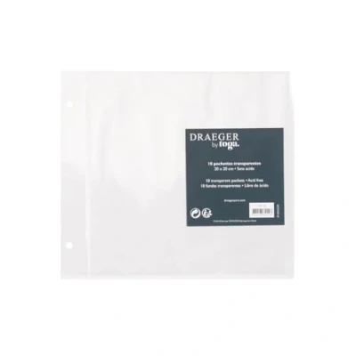 Afbeelding van Toga AL11E 10 hoezen voor plakboek, kunststof, transparant, 20 x 0,5 cm