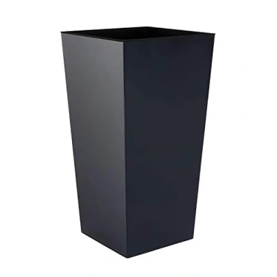 Afbeelding van Prosperplast Bloempot met inzet Urbi Square DURS140 S433 antraciet kleur