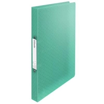 Afbeelding van Esselte Colour&#039;Breeze ringmap, 2 ringen, PP, ft A4, met soepele kaft, groen ringmap