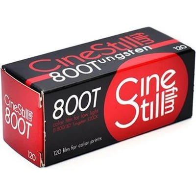 Afbeelding van Cinestill 800Tungsten 120 Film Middenformaat Filmrolletje Fotorolletje Analoog Tungsten