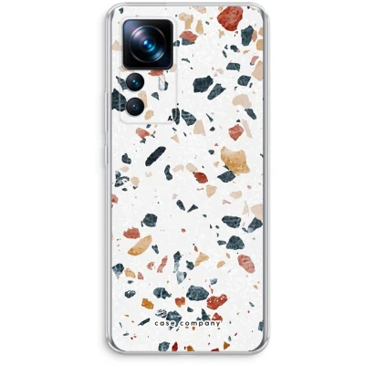 Afbeelding van Case Company® hoesje geschikt voor Xiaomi 12T Terrazzo N4 Soft Cover Telefoonhoesje Bescherming aan alle Kanten en Schermrand