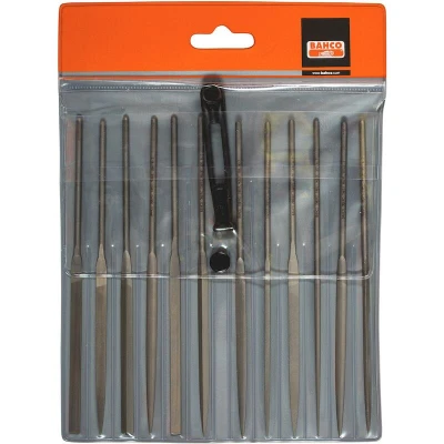 Afbeelding van BAHCO 2 472 16 0 naaldvijlenset basterd 160 mm 12 delig
