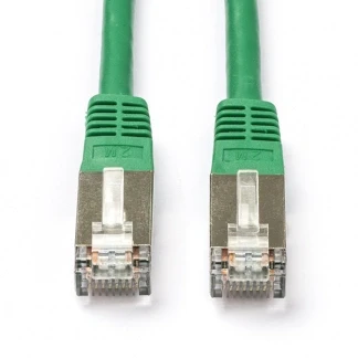 Afbeelding van Netwerkkabel Cat5e S/FTP 5 meter (100% koper, Groen)