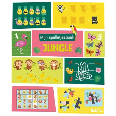 Afbeelding van Mijn Spelletjesboek Jungle