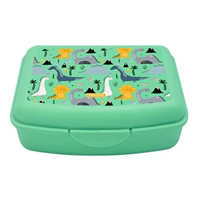 Afbeelding van NERTHUS FIH 923 Lunchbox, licht, gemakkelijk te reinigen, dinosaurus motief