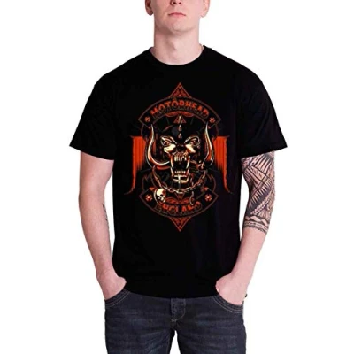 Afbeelding van Motorhead Heren Tshirt XXL Orange Ace Zwart