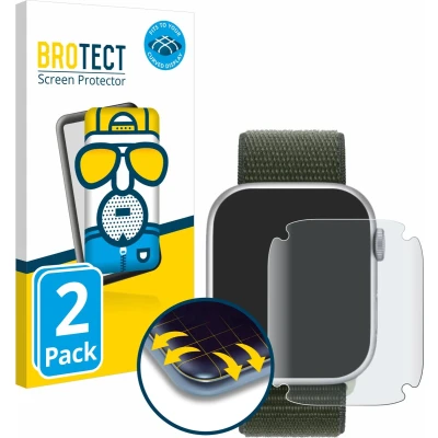 Afbeelding van BROTECT Volledige bedekking Matte Scherm Beschermer, Smartwatch beschermfolie, Grijs