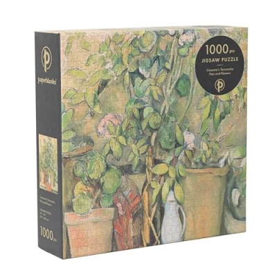 Afbeelding van Cezanne&#039;s Terracotta Pots and Flowers Puzzle 1000 PC