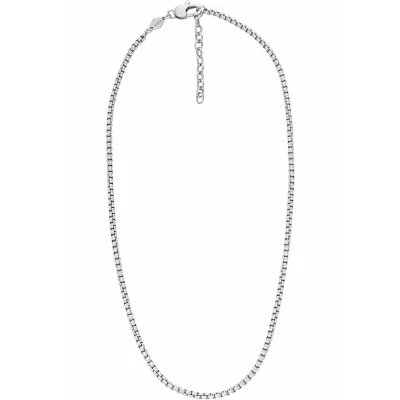 Afbeelding van Fossil Ketting, Heren, Maat: One Size, Silber