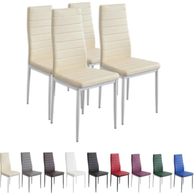Afbeelding van Albatros 2702 Milano, set van 4 stoelen, beige