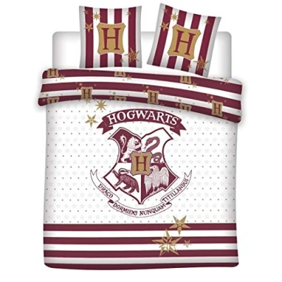 Afbeelding van Harry Potter Dekbedovertrek Hogwarts Lits Jumeaux 240 x 220 cm Katoen