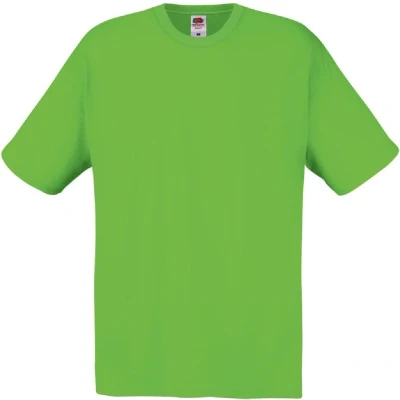 Afbeelding van Fruit Of The Loom Heren Screen Stars Origineel Vol Cut T shirt met korte mouwen (Lime)