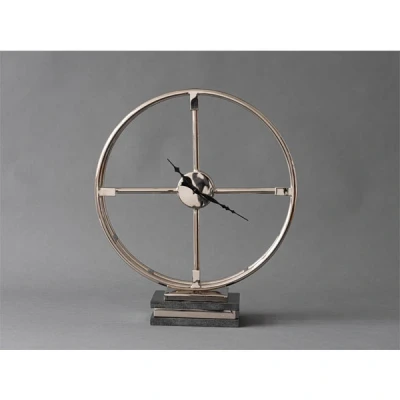 Afbeelding van Klok marmeren voet 41x13x48 cm