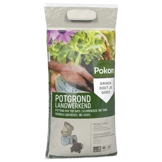 Afbeelding van Potgrond Pokon 10 liter (Meststof, Langwerkend, RHP)