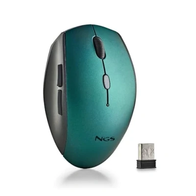 Afbeelding van NGS Souris Sans Fil Bee (Bleu) (Draadloze), Muis, Blauw