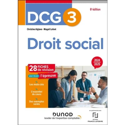 Image de DCG 3 Droit social Fiches 2024 2025