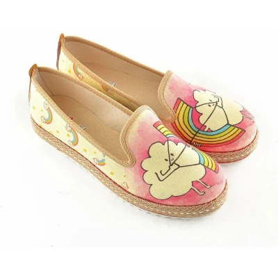 Afbeelding van GOBY Shooting Rainbow Ballerinas Sandalen Hoge kwaliteit Handmade Meisjesprint Maat 42