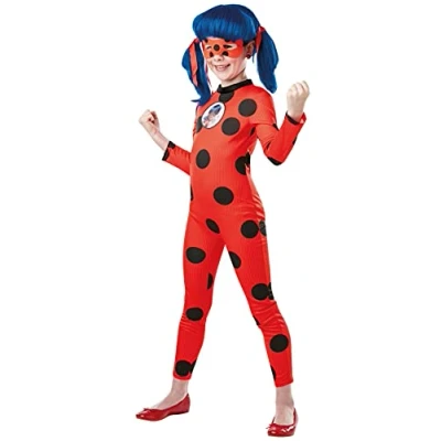 Image de Déguisement Tikki Ladybug Miraculous Fille 7/8 ANS Rouge I 300778L