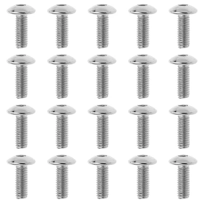 Afbeelding van EMSea 20 stuks motorkuipbevestigingsschroeven M6 x 16 mm compatibel met Honda Yamaha bevestigingsschroeven voor motorkuip