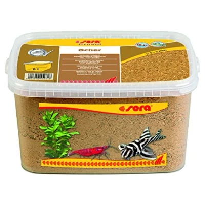 Afbeelding van Sera Gravel Ocher Inhoud: 6 liter Aquarium grind bodem
