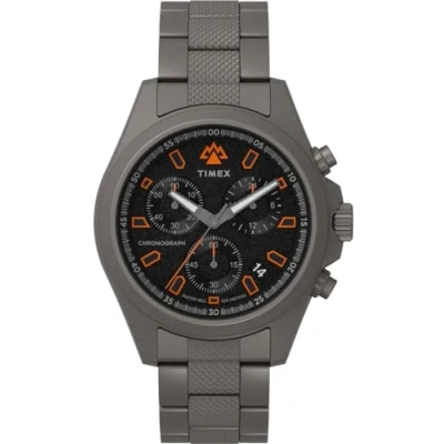 Afbeelding van Timex Field Post Chrono TW2W45700 Horloge Staal Grijs Ø 43 mm