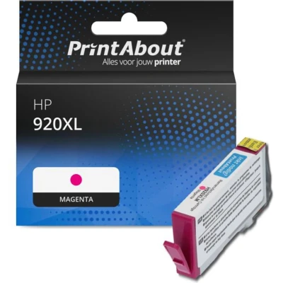 Afbeelding van Huismerk HP 920XL (CD973AE) Inktcartridge Magenta Hoge capaciteit