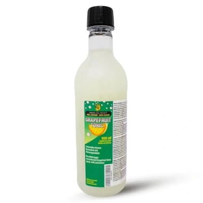 Image de Concentré de limonade et tonique, au pamplemousse à la quinine sans sucre 500 ml Pour 12,5 l machine gazéifier Faible en calories, conservateurs, colorants artificiels