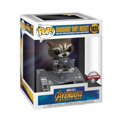 Image de Figurine Funko Pop Deluxe Marvel Guardians of the Galaxy Ship et Rocket Exclusivité