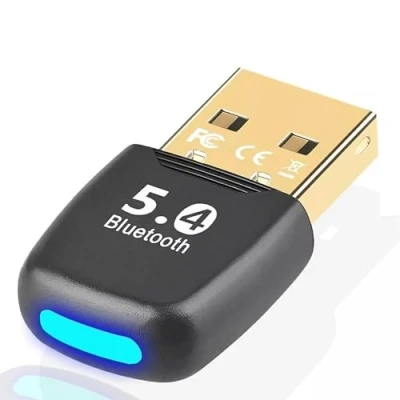 Afbeelding van Bluetooth 5.4 adapter voor pc, USB dongle, EDR draadloze ontvanger laptop, headset met toetsenbord, stereo, compatibel Windows 11/10/8.1/7 (BT5.4)