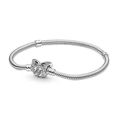 Afbeelding van Pandora Damesarmband vlinder zilver 590782C01, Plata, Kubieke zirkonia