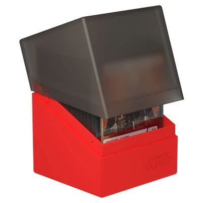 Afbeelding van Ultimate Guard Boulder Deck Case 100+ SYNERGY zwart/rood