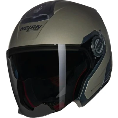 Afbeelding van Nolan N40 5 06 Classico Nobile 315 Stone Mat Jethelm Maat XS Helm