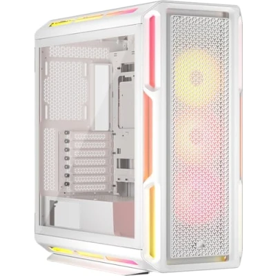 Afbeelding van Corsair Geh Midi 5000T LX RGB (gehard glas) Wit (ATX, mATX, Mini ITX, E ATX), PC behuizing,