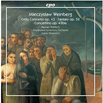 Afbeelding van Mieczyslaw Weinberg: Cello Concerto. Op. 43 / Fantasy. 52 Concertino. 43Bis