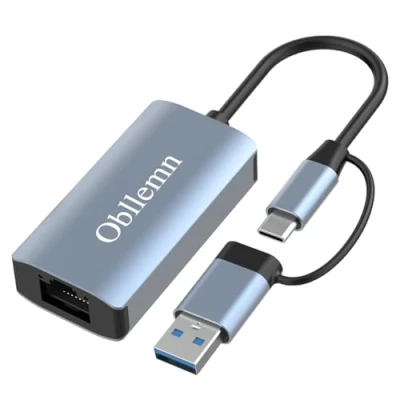 Afbeelding van USB C naar Ethernet adapter