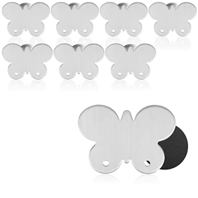 Afbeelding van COM FOUR® 8 x tafelkleedgewichten tafelkleedgewicht van roestvrij staal magneetklem voor tafelkleed ca. 50 gram