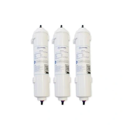 Afbeelding van AllSpares Set van 3 waterfilters voor Samsung DA29 10105J / HAFEX/EXP/EF 9603 WSF 100, LG 5231JA2010B ADQ73693901, ADQ736939 en Whirlpool WPRO USC100