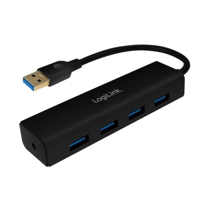 Image de LogiLink UA0295 Hub USB 3.0, 4 ports pour l&#039;extension, noir