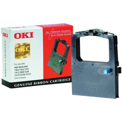 Afbeelding van OKI 09002303 Ribbon Zwart