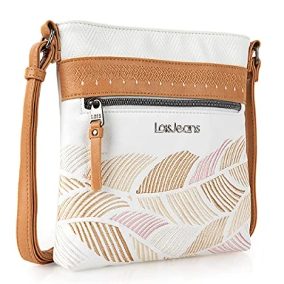 Afbeelding van Lois Tassen Dames Stijlvolle Crossbody Bag Tas Elegante Handtassen Bag, Wit