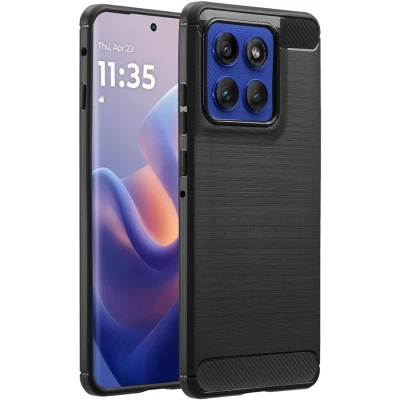 Afbeelding van imoshion Brushed Backcover voor de Motorola Edge 60 Pro Zwart