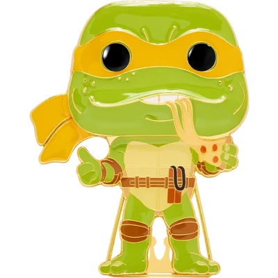 Afbeelding van Loungefly: Funko Pop! Pins Cartoons: TMNT Michelangelo Grote Emaille POP Pin