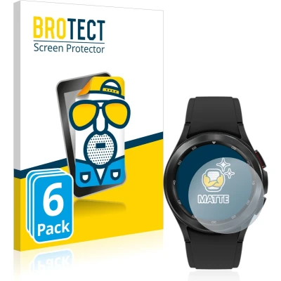 Afbeelding van BROTECT Screenprotector voor Samsung Galaxy Watch 4 Classic (42mm) Folie Beschermfolie matte (6 Stuks)