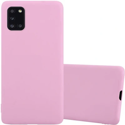 Afbeelding van Cadorabo Hoesje geschikt voor Samsung Galaxy A31 in CANDY ROZE Beschermhoes gemaakt van flexibel TPU silicone Case Cover