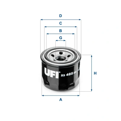 Afbeelding van UFI 25.001.00 Oliefilter Filter insert BMW: 3 Saloon, Touring, 5 LAND ROVER: Freelander I Off Road, Road Convertible